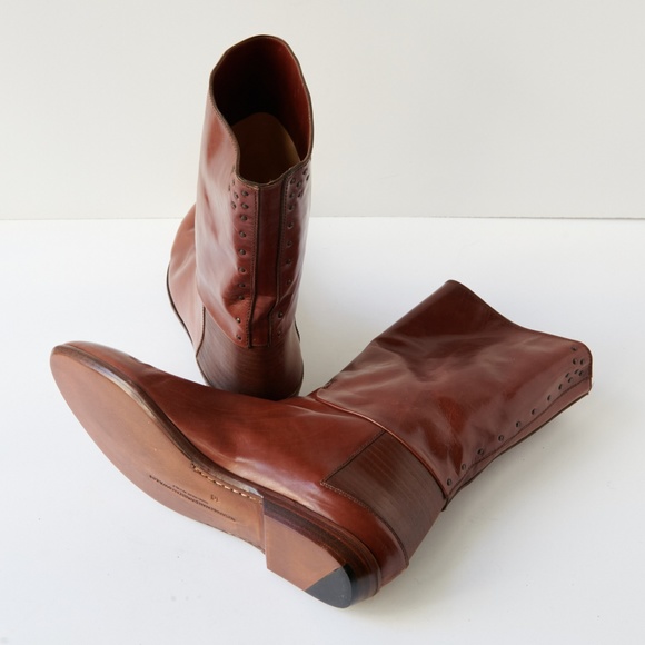 80s - SUSAN BENNIS - WARREN EDWARDS - Boots - Men\'s - 10 - BRN Leather main image 4